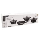 Orion, Grande, garnki granitowe, patelnia, zestaw