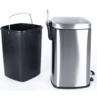 Orion, kosz na odpady, stalowy, 12l