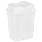 Orion, kosz na śmieci, plastikowy, biały, 16l