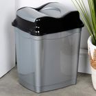 Orion, kosz na śmieci, plastikowy, szary, 16l