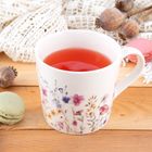 Orion, kubek porcelanowy, kwiaty, 430 ml