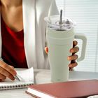 Orion, kubek termiczny z uchwytem, stalowy, miętowy, 1,2l