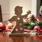 Orion, Mango, figurka świąteczna, drewniana, anioł, 43 cm