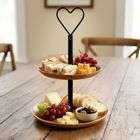 Orion, Mango, patera drewniana, 2-poziomowa, 37 cm