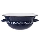 Orion, miska emaliowana, retro, niebieska, 26 cm 2,5l