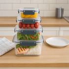 Orion, pojemniki na żywność z pokrywką i uszczelką, 4 szt.