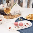 Orion, porcelanowy talerz do serwowania, Maki, 25-12 cm