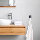 Orion, Radka, wieszak samoprzylepny, haczyk, czarny, 4,5-4,5 cm, 2 szt.