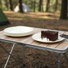 Orion, Sandy, talerze deserowe, plastikowe, kremowe, 20,5 cm, 6 szt.