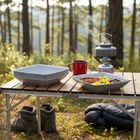 Orion, Sandy, talerze obiadowe, głębokie, plastikowe, szare, 17,5 cm, 500 ml, 6 szt.