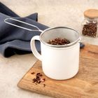 Orion, sitko kuchenne, stalowe z uchwytem, 10 cm