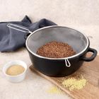 Orion, sitko kuchenne, stalowe z uchwytem, 24,5 cm