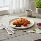 Orion, Skandi, talerz deserowy, ceramiczny, kremowy, 20,5 cm