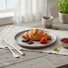 Orion, Skandi, talerz deserowy, ceramiczny, szary, 20,5 cm