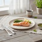 Orion, Skandi, talerz obiadowy płytki, ceramiczny, kremowy, 26,5 cm