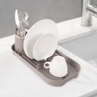 Orion, suszarka na naczynia, brązowa, 39-19,5-11 cm