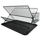 Orion, suszarka na naczynia, czarna, 45-32-25,5 cm