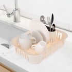 Orion, suszarka na naczynia, kremowa, 39-29-11 cm