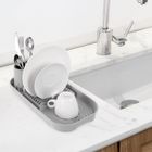 Orion, suszarka na naczynia, szara, 39-19,5-11 cm