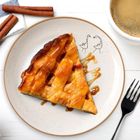 Orion, talerz deserowy ceramiczny, beżowy, 20 cm