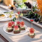 Orion, wykałaczki do przekąsek, bambusowe, owoce, 12 cm, 20 szt.