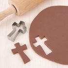 Orion, wykrawacz do ciastek, stalowy, krzyż, 6,4 cm