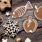 Orion, wykrawacz do ciastek, stalowy, ryba, 5 cm