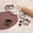 Orion, wykrawacze do ciastek, stalowe, 6 szt.