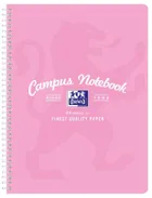 Oxford, Campus, kołozeszyt A4, 80 kartek, kratka, Pastel, 1 szt.