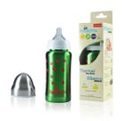 Pacific Baby, termobutelka 3w1, 200 ml, zielona