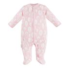 Pajac dziewczęcy, różowy, Bamboo, Eevi