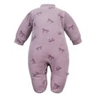 Pajac dziewczęcy, welurowy, fioletowy, Eevi