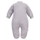 Pajac niemowlęcy, welurowy, szary, Eevi