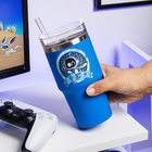 Paladone, Astro Bot, kubek termiczny ze słomką, 600 ml
