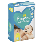 Pampers, Active Baby, pieluchy jednorazowe, rozmiar 1, 2-5 kg, 43 szt.