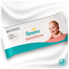 Pampers, Sensitive, chusteczki nawilżane dla dzieci, 12-52 szt.