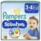 Pampers, Splashers, pieluchy jednorazowe do pływania, rozmiar 3-4, 6-11 kg, 12 szt.