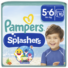 Pampers, Splashers, pieluchy jednorazowe do pływania, rozmiar 5-6, 14+ kg, 10 szt