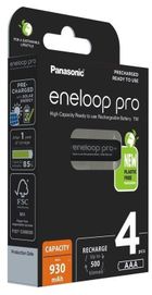 Panasonic, Eneloop, akumulatorki, Pro, AAA 930mAh, 4 szt.