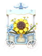 Pantasy, wózek kwiatowy ze słonecznikiem, klocki konstrukcyjne, 265 elementów