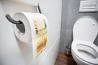 Papier toaletowy, 200 Euro, XL