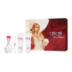 Paris Hilton, Can Can, zestaw: woda perfumowana, spray, 100 ml + balsam do ciała, 90 ml + żel pod prysznic, 90 ml + woda perfumowana, spray, 10 ml