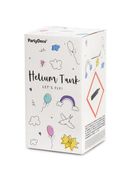 Party deco, butla z helem, błękitna, na 30 balonów