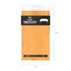 Party Tino, obrus foliowy, pomarańczowy, 137-274 cm