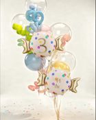 PartyDeco, balon foliowy, cukierek, 3, 61-37 cm