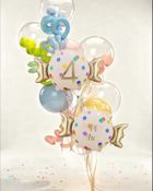PartyDeco, balon foliowy, cukierek, 4, 61-37 cm