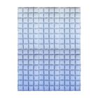 PartyDeco, balon foliowy, kurtyna, niebieskie ombre, 72-143 cm