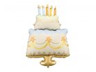 PartyDeco, balon foliowy, tort, 62-104 cm