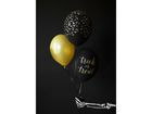 PartyDeco, balony lateksowe, nietoperze Halloween, czarne, 30 cm, 6 szt.