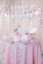 PartyDeco, bieżnik cekinowy, opalizujący, 0,3-2,13m